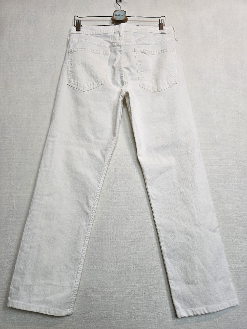 Anthropologie MOTHER SUPERIOR The Smarty Pants Skimp Jean In Totally Innocent 31 - Picture 11 of 16